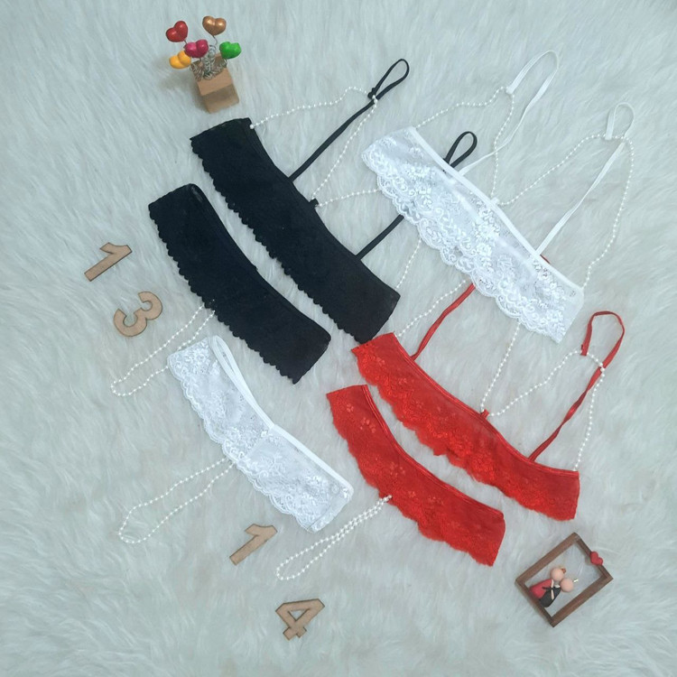 ست شورت و سوتین زنانه فانتزی