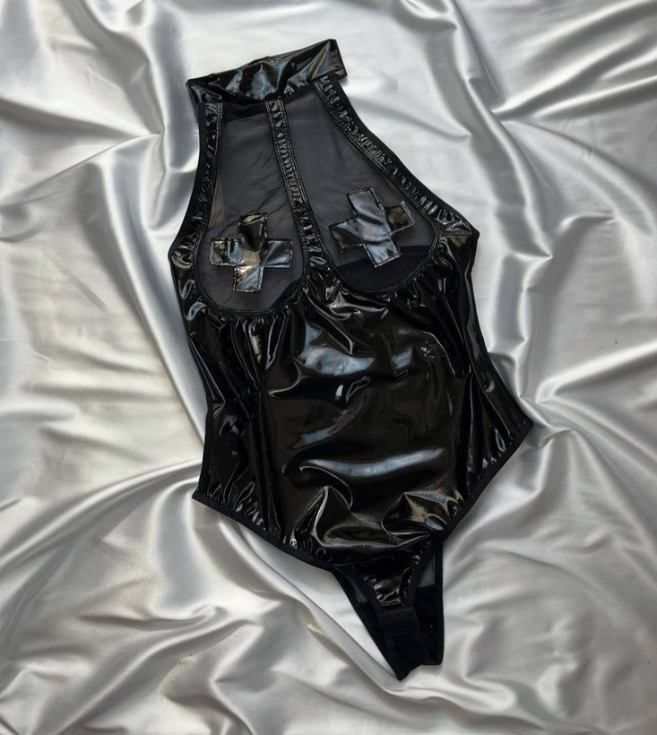 بادی فانتزی زنانه لاتکس