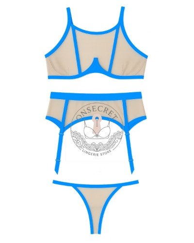 ست لباس زیر فانتزی زنانه تورگاز