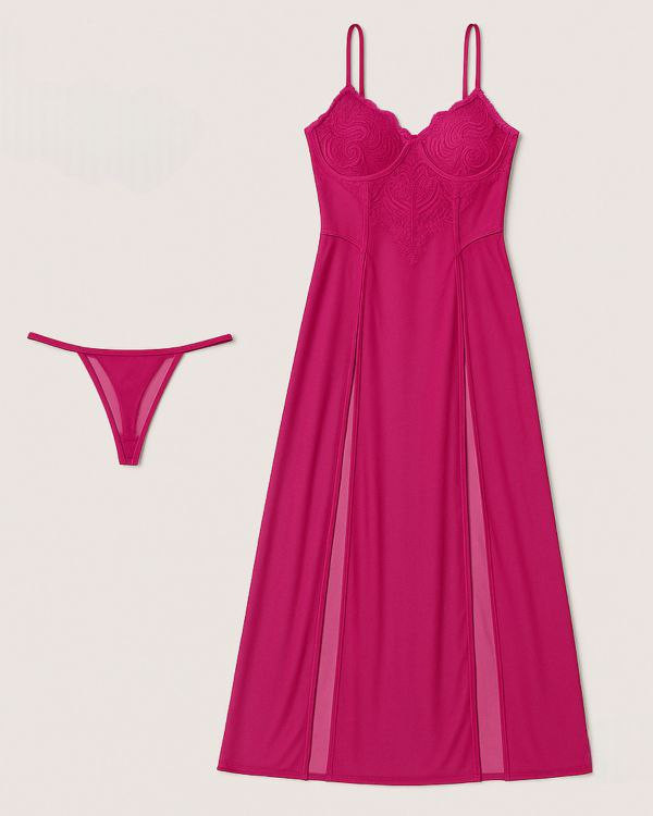 لباس خواب فانتزی بلند زنانه