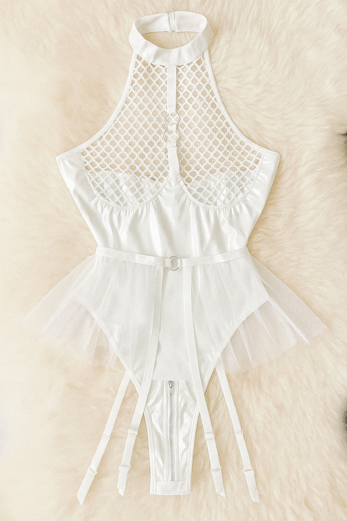 ست بادی و بند جوراب دامنی زنانه