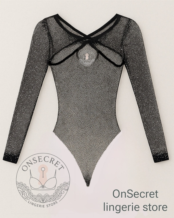 بادی استاکینگ فانتزی نگیندار زنانه