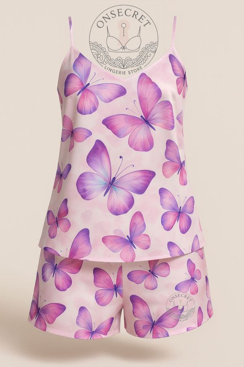 تاپ شورت ساتن زنانه