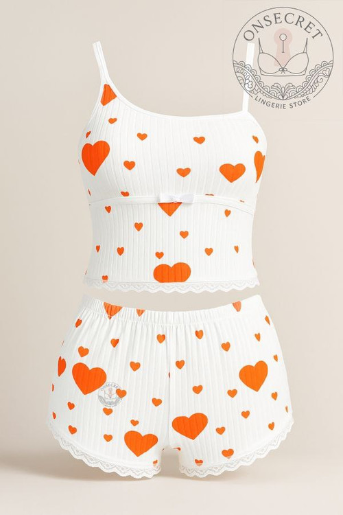 ست تاپ شورت نخی زنانه