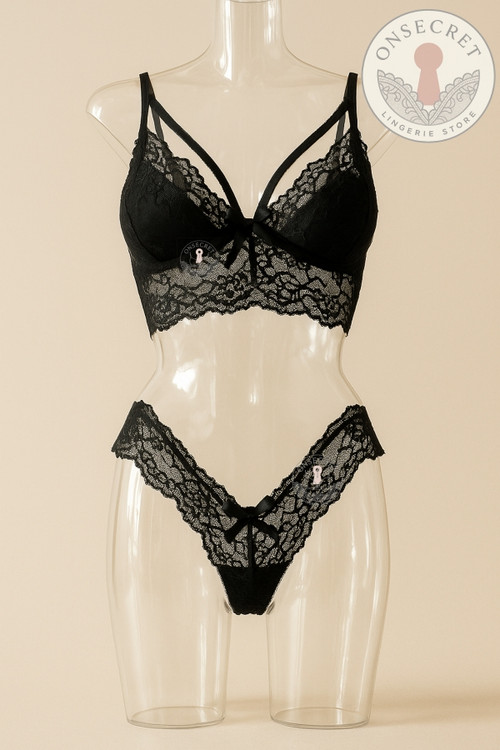 ست شورت و سوتین گیپور فانتزی