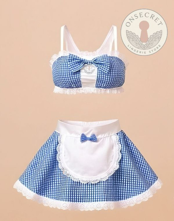 ست کاستوم خدمتکاری زنانه فانتزی