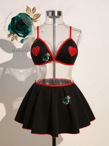 ست سوتین و دامن زنانه فانتزی