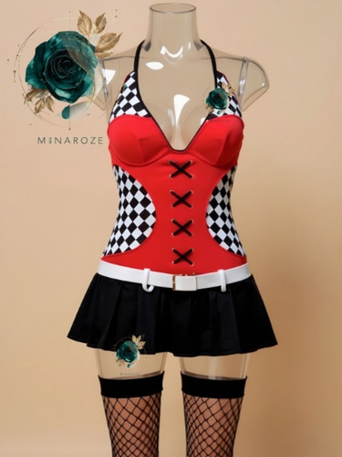 کاستوم مسابقات اتومبیلرانی زنانه فانتزی