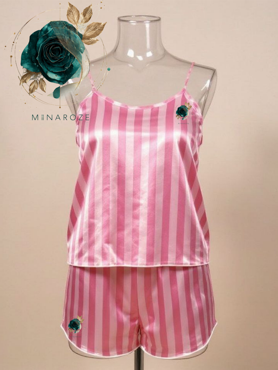 تاپ شورت ساتن زنانه