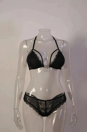 ست شورت و سوتین زنانه مرواریدی جلوبازشو