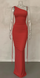 پیراهن ماکسی زنانه دنباله دار پشت باز