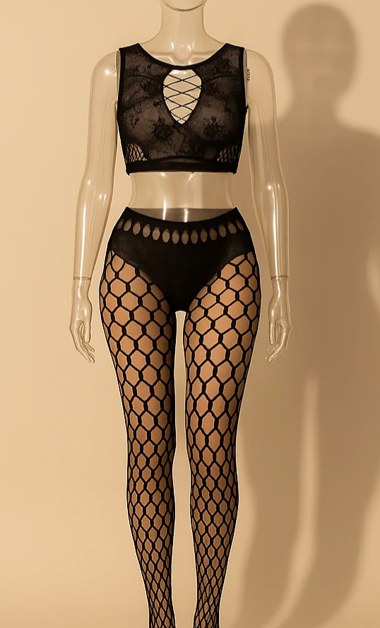 بادی استاکینگ دو تکه زنانه