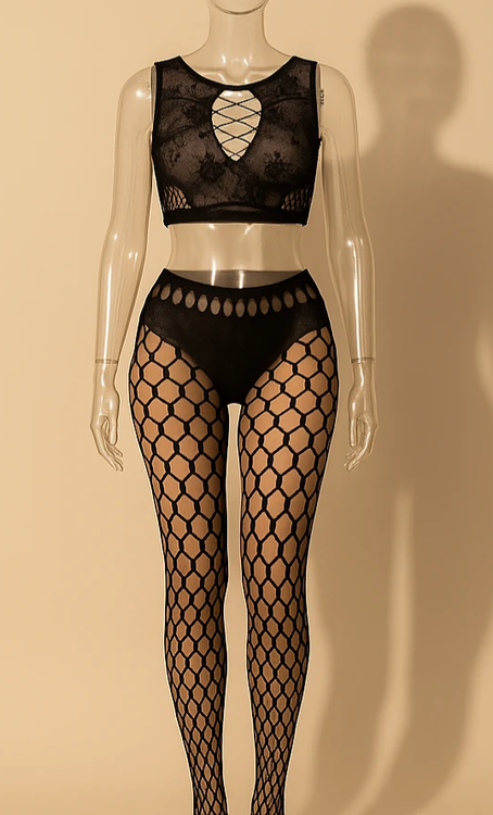 بادی استاکینگ دو تکه زنانه