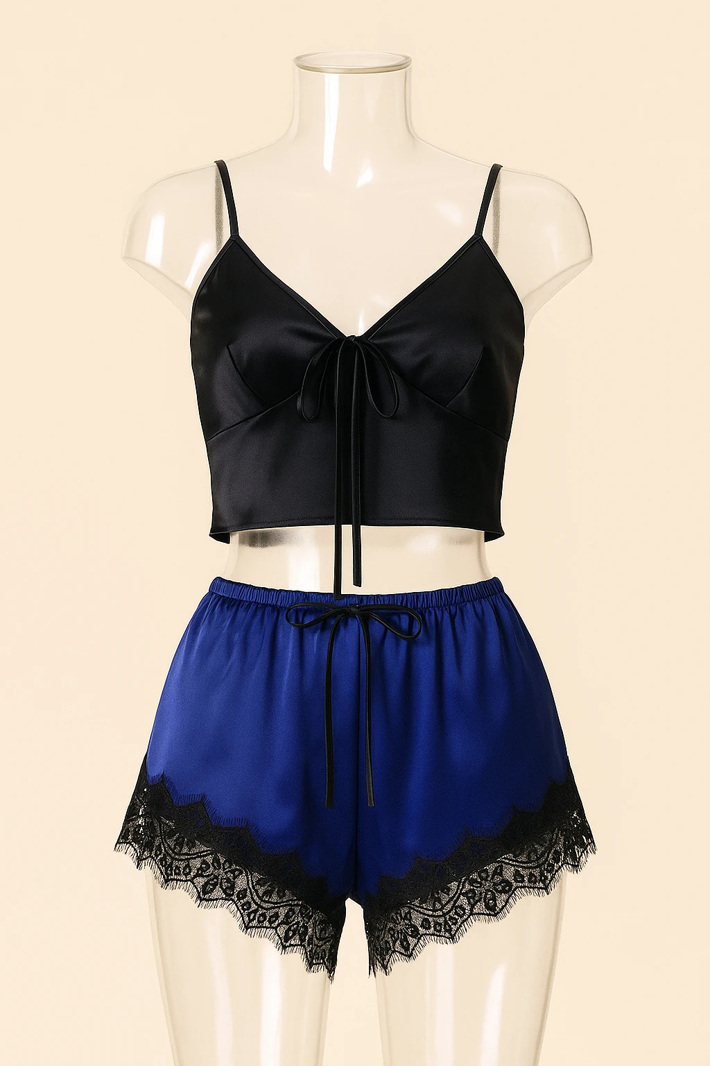 تاپ شورت زنانه ساتن