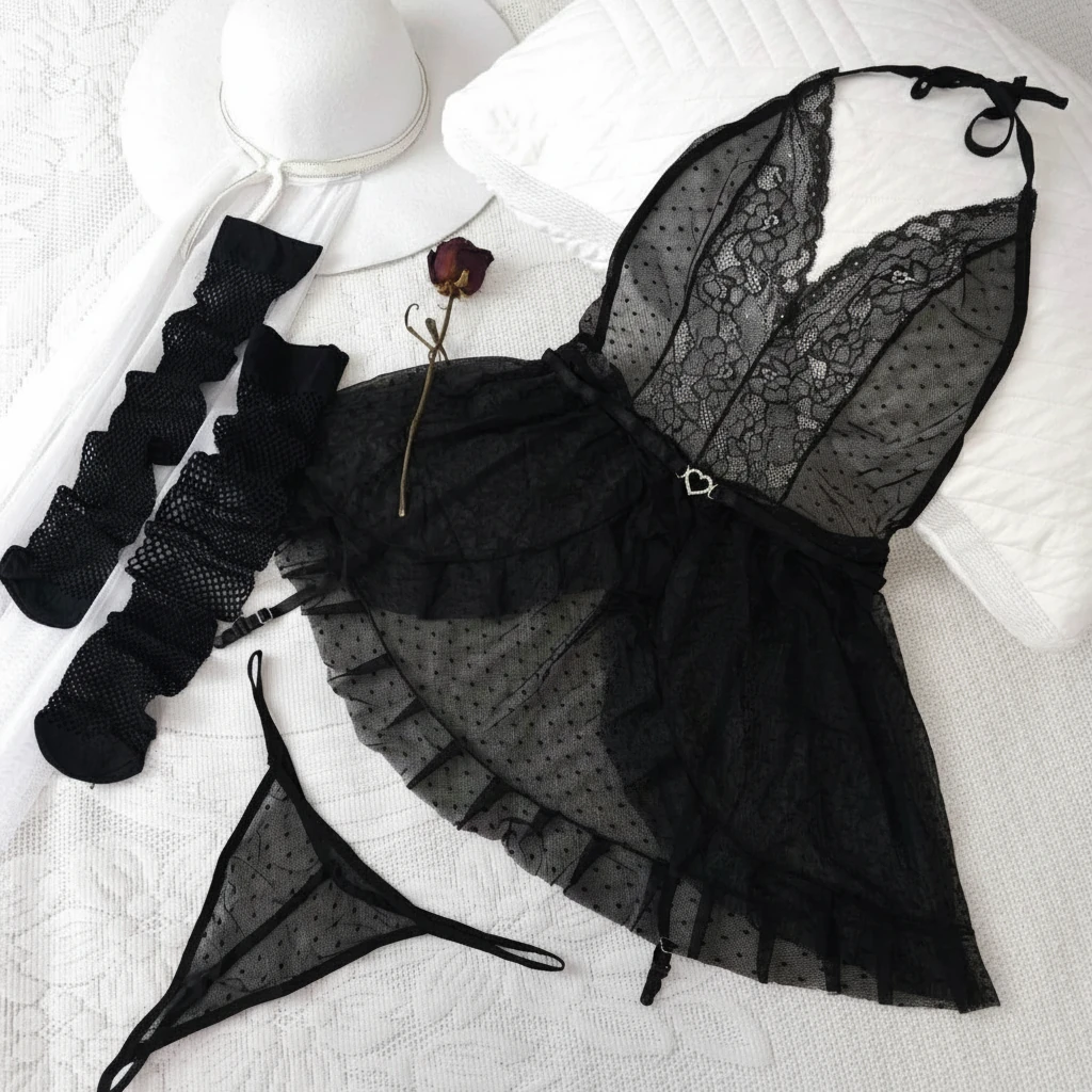 ست لباس خواب زنانه فانتزی