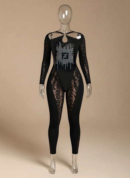 بادی استاکینگ نگیندار زنانه