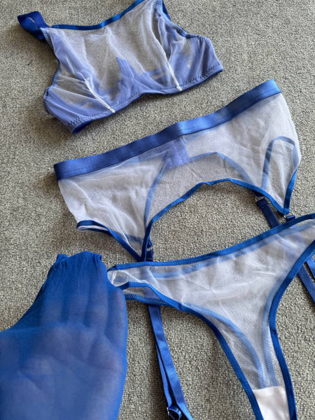 ست لباس زیر فانتزی زنانه تورگاز