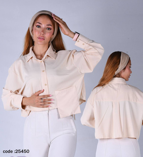 شومیز جیب بلند زنانه