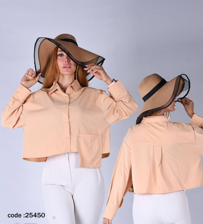 شومیز جیب بلند زنانه