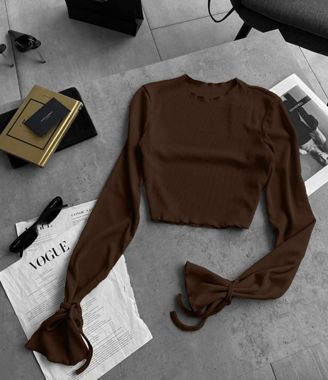 کراپ آستین بلند زنانه