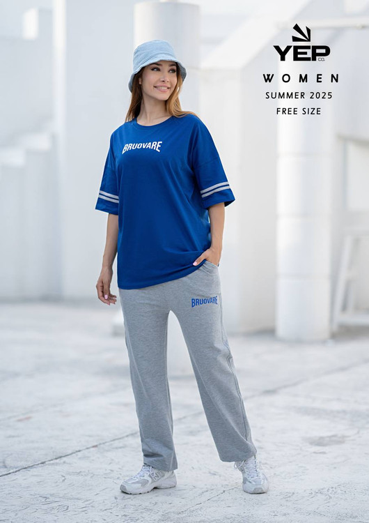 ست تیشرت شلوار زنانه کاپلی