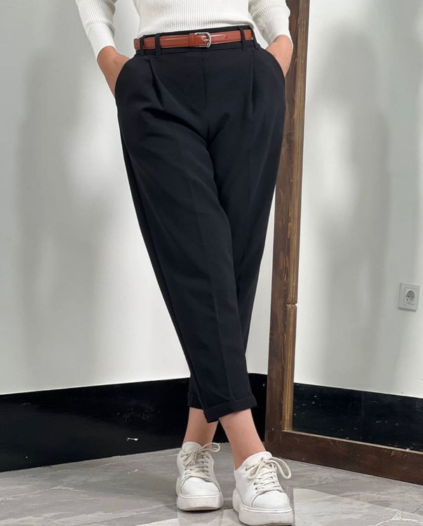 شلوار مام استایل دمپا پاکتی