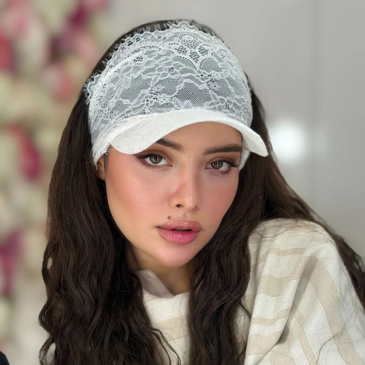 هدبند گیپوری نقابدار زنانه سوزان شاپ