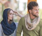 شال رینگی بافتنی ماشینی اسپرت