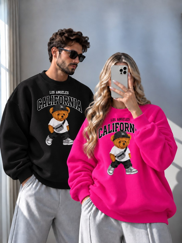 بلوز دورس زنانه توکرکی یقه گرد طرح California کد 80759