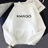 هودی یونیسکس طرح MANGO با آستر کرکی و قواره آزاد مزون