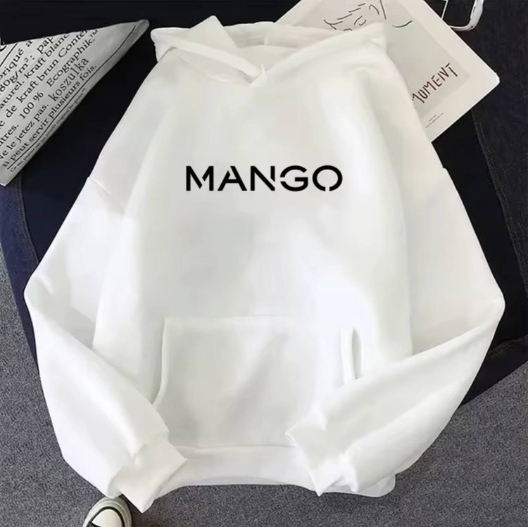 هودی یونیسکس طرح MANGO با آستر کرکی و قواره آزاد مزون